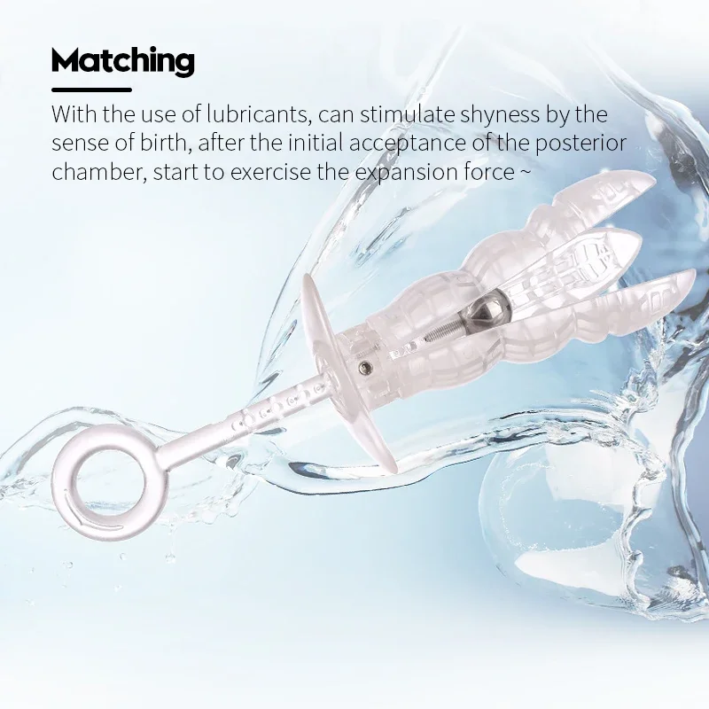 Anal plug dilator vaginal expander
