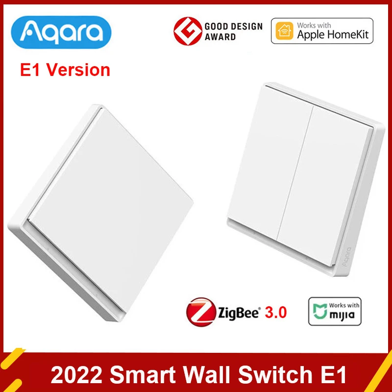 Aqara Smart Wall Switch E1 Zigbee 3.0 Smart Home Wireless Key Light