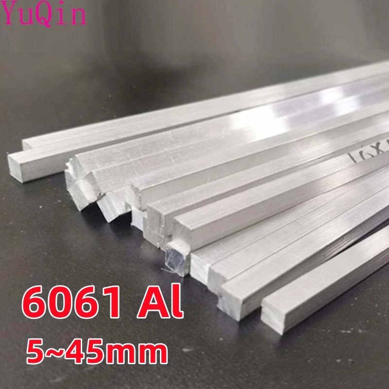 Wholesale 6061 Aluminum square bar solid rod Diameter 545MM DIY Model