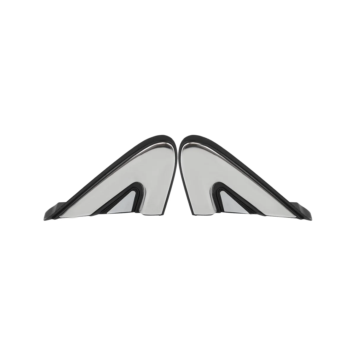 

1 Pair Front Left Right Side Fender Pillar Trim Molding Chrome 86190-S1100 86210-S1100 for Hyundai Santa FE 2019-2020