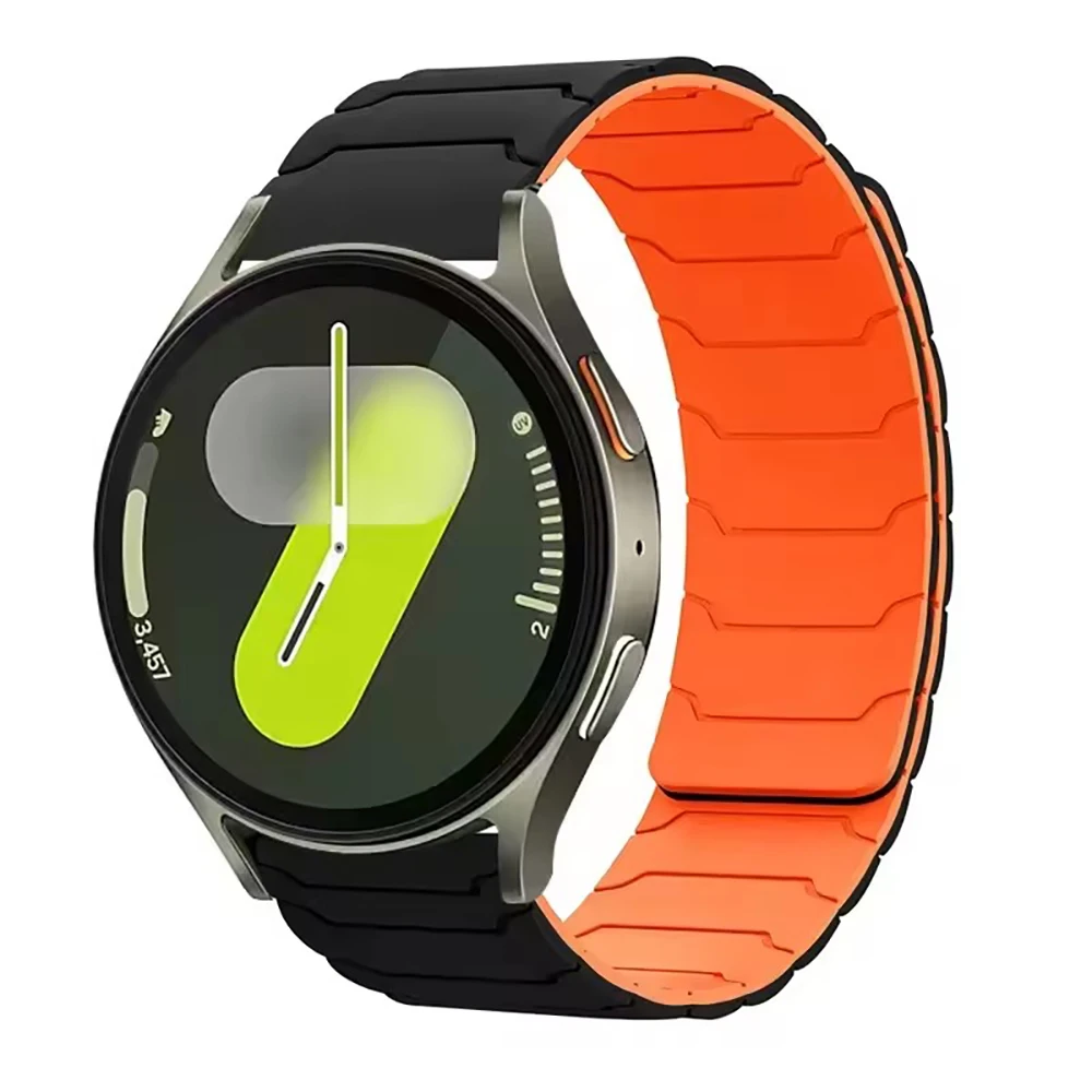 Premium 20mm Magnetic Loop Silicone Watch Band – Universal Fit Bracelet