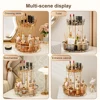 Double Layer Rotating Makeup Organizer Skincare Perfume Organizer Luxury Makeup Storage Box Lipstick Holder Cosmetic Organizer 6