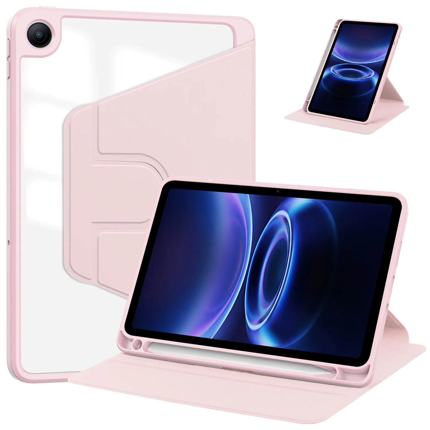 Versatile Rotating Tablet Case with Auto Sleep & Pen Holder - 9.7 Inch