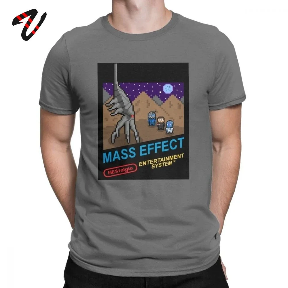 Футболка NEStalgia Mass Effect Мужская, Винтажная футболка, футболка с круглым вырезом, одежда с принтом, Новое поступление