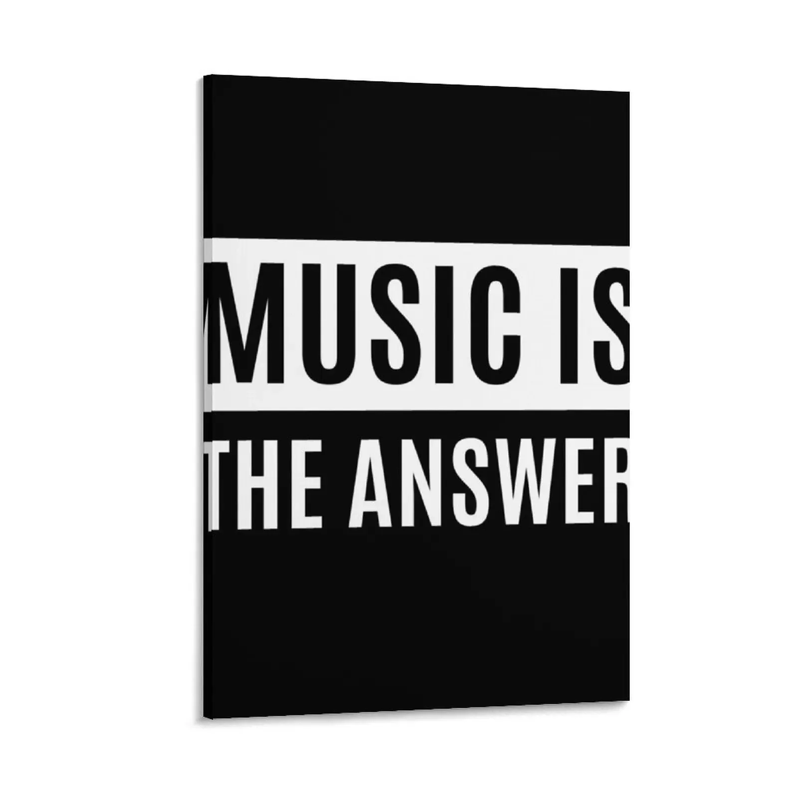 

Music Is The Answer Canvas Painting art office decoration decoration aesthetic