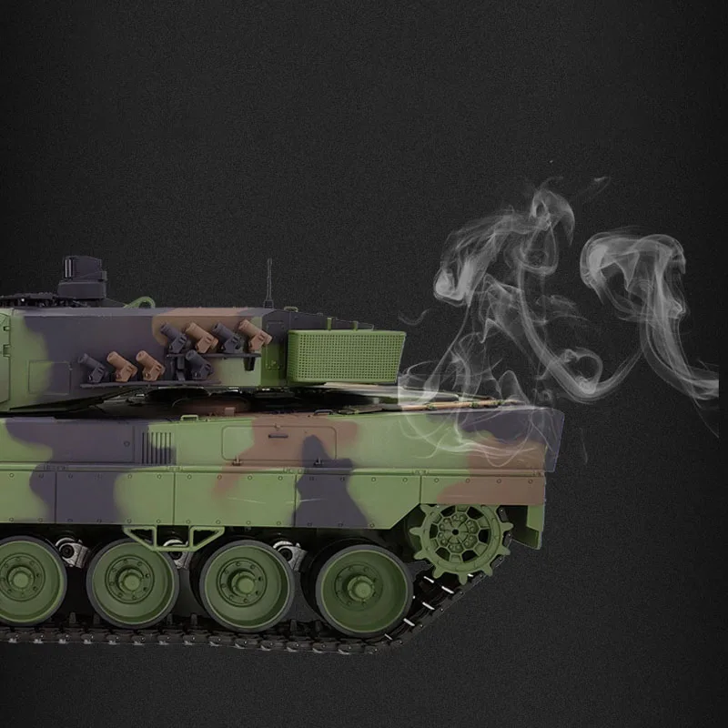 Henglong 3889-1 Tank 1:16 German Leopard 2 A6 Heavy Remote Control Tank Smoke Toy Th17602 Rc Model Large Combat Vehicle 3