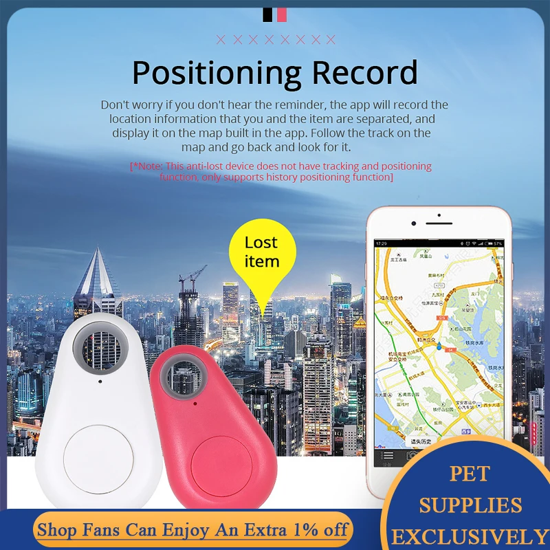 Mini Drip Pet GPS Tracker Locator Dog Cat Anti-Lost Localizador Device for Chiens Car Chidren Wallet Keychain Tracking Tag Alarm