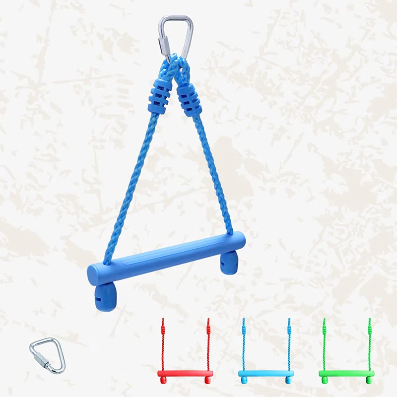 Kids Ninja Monkey Bars Outdoor Play Kit Trapeze Swing Bars for Ninja Obstacle Course Attachments Backyard Training Equipment