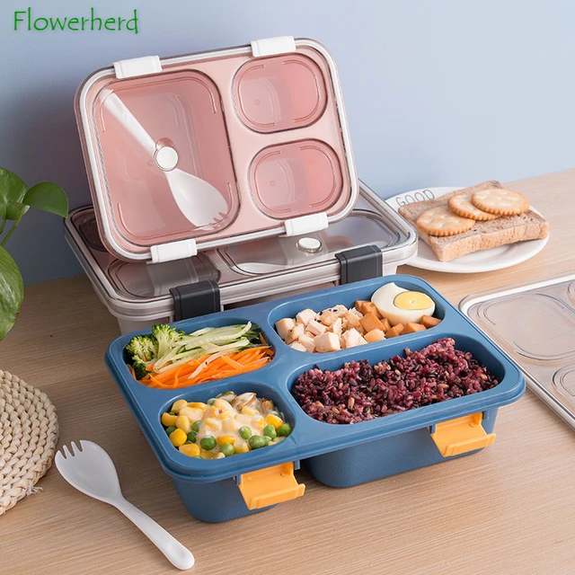 Bento Box,Bento Box Adult Lunch Box,Ideal Leak Proof Lunch Containers,Moms Choice Kids Lunch Box,No BPAs and No Chemical Dyes,Microwave and Dishwasher