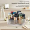 360 Rotating Lazy Susan Pantry Organizers and Storage Turntable Spice Rack  for Kitchen Countertop Dining Table,Pantry Cabinet,F 3