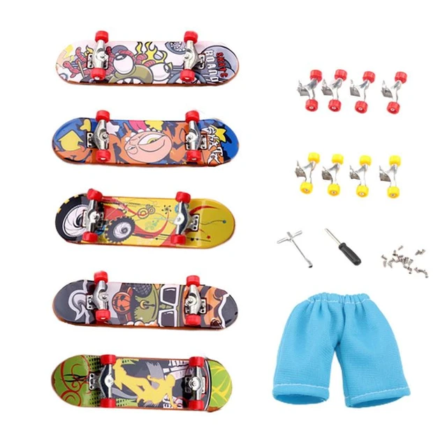 Portable Zinc Alloy Fingerboard Toy Finger Skateboard Set Educational Toy  Mini Scooter For Girls Boys Kids Children Teenagers - AliExpress