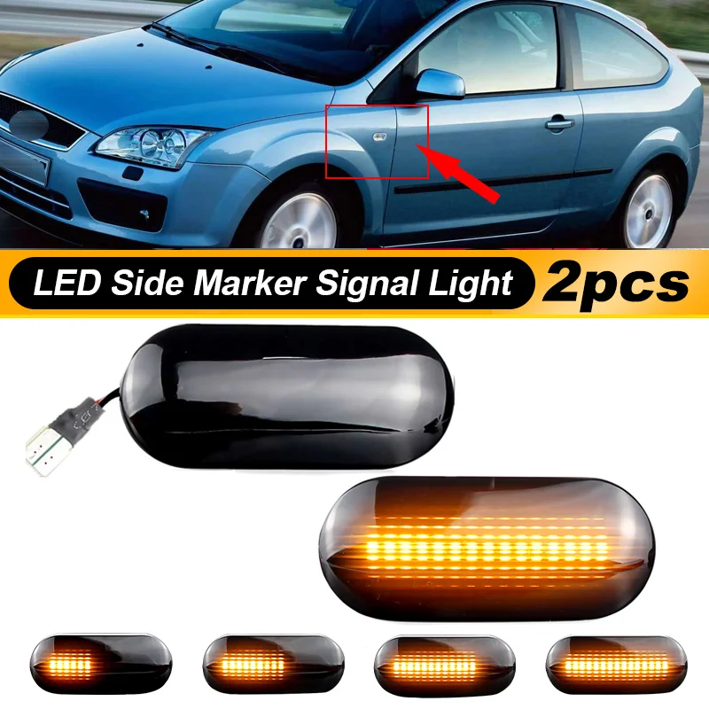 Fbxmjoa Freccia luci spiegelblinker Laterale Per Ford Per Focus