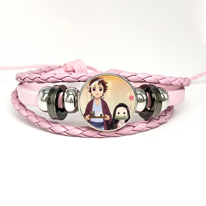 Bracelet Demon Slayer En 3 Pièces - Accessoire Cosplay Pour Ado Gar On Id Al Pour F D 790403