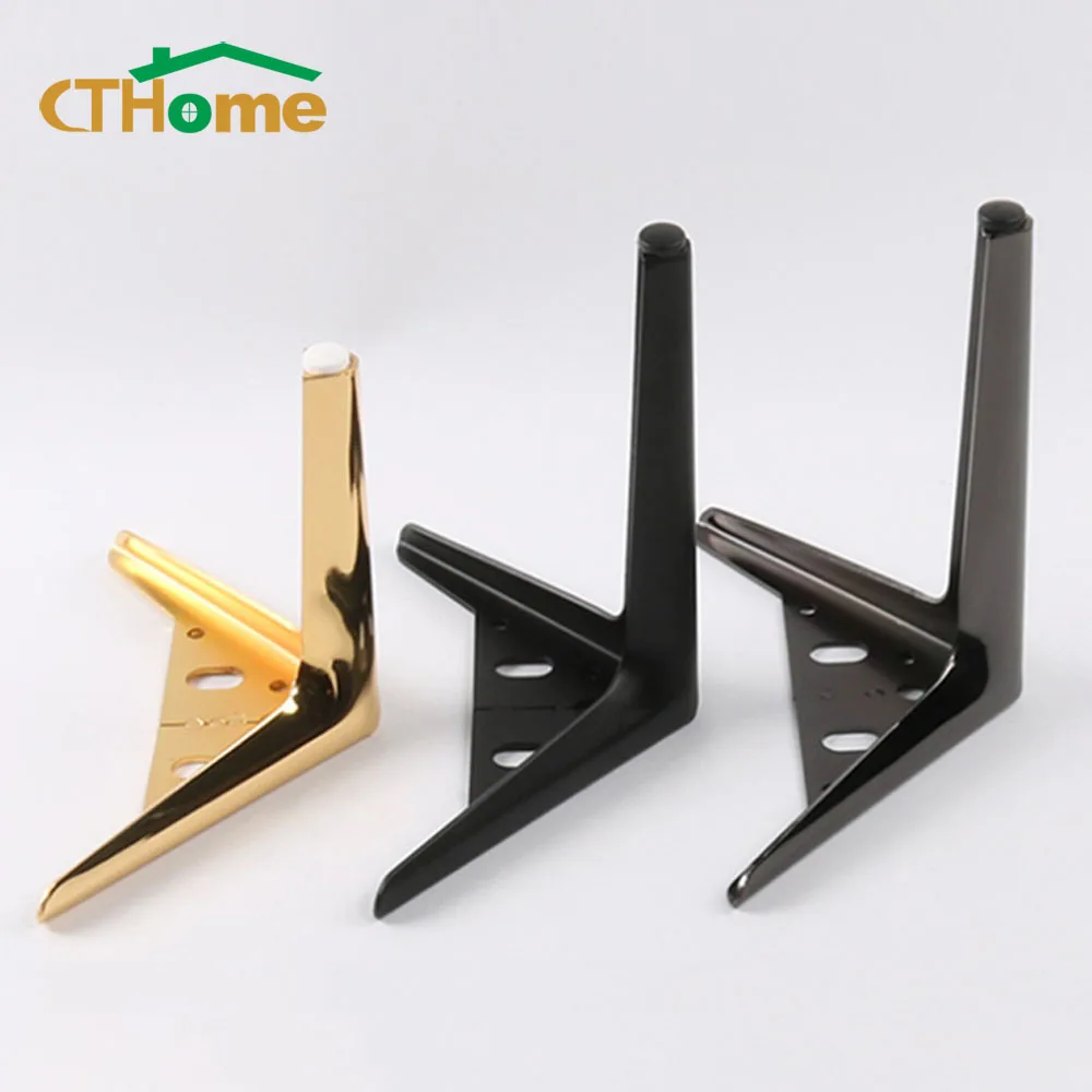 4pcs Metal Furniture Legs for Coffee Table Feet 12/15/18cm Light Luxury TV Cabinet Sofa Chair Hardware for Furniture Legs Foot