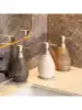 Creative Retro Style Ceramic Push-Type Soap Dispenser With Pump,  Hand Soap Bottle, Suitable For Bathrooms Kitchens And Toilets 5