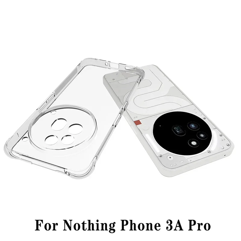 Transparent Airbag Soft Silicone Shockproof Case - TPU Bumper Cover