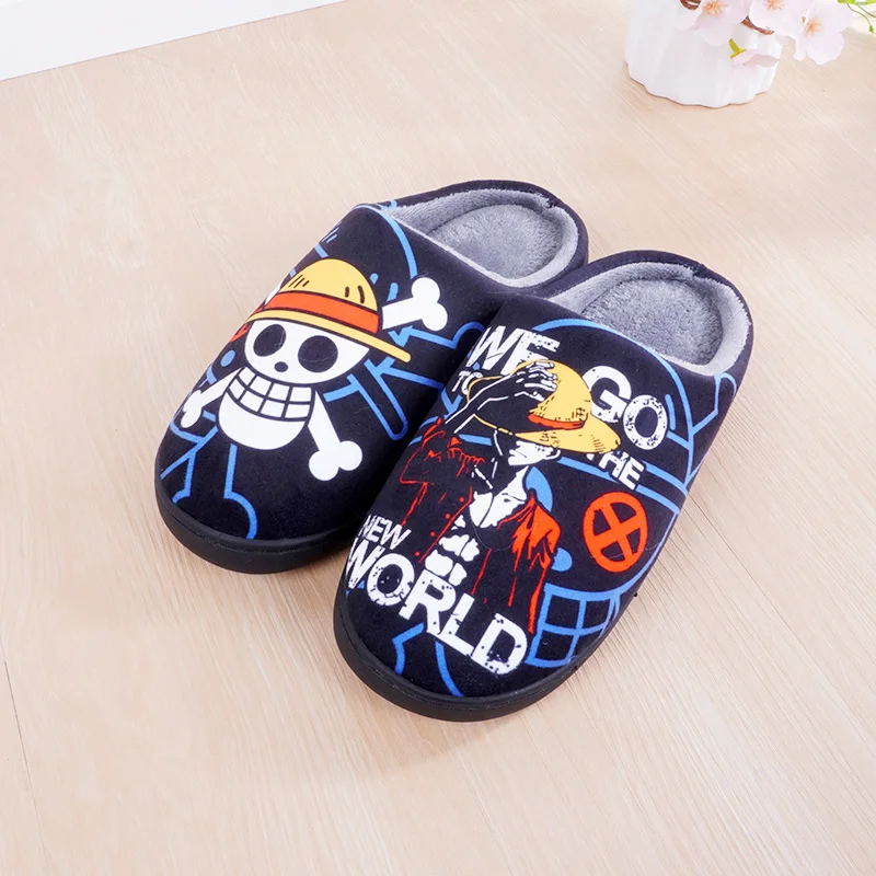 Japanese Anime ONE PIECE Winter House Slippers