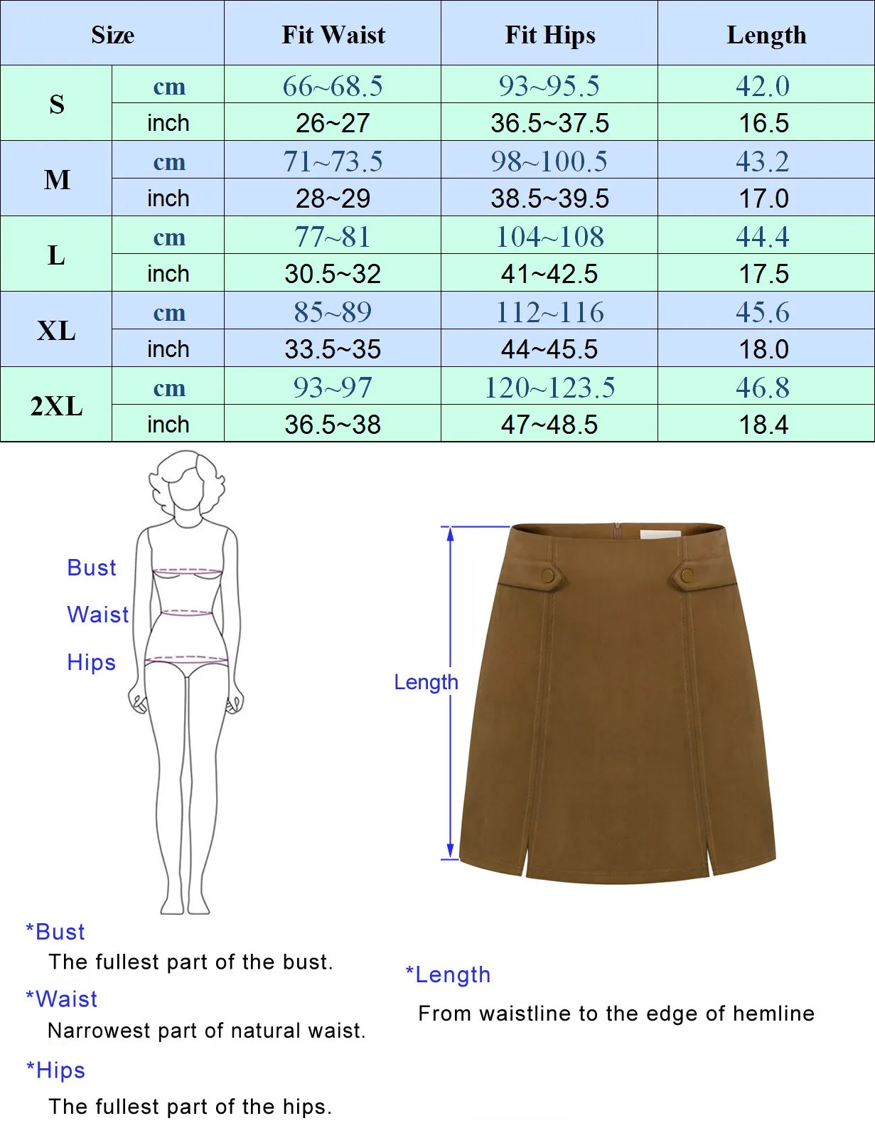 BP Women Vintage Front Slit Skirt High Waist Slightly A-Line Mini Skirt Belle Poque Women Faux Suede Short Skirts OL Workwear A2