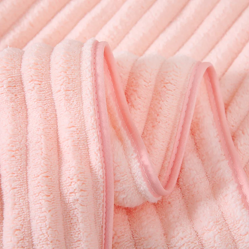 Large Thick Coral Fleece Multipurpose Quick-Dry Bath Towel