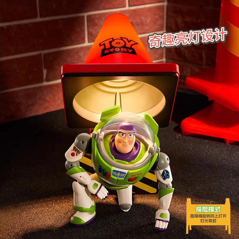Autentico Disney Buzz Lightyear Roadblock Light Toy Story Series Lighting 5 Ore Di Lunga Durata Giocattolo Decorativo Amici