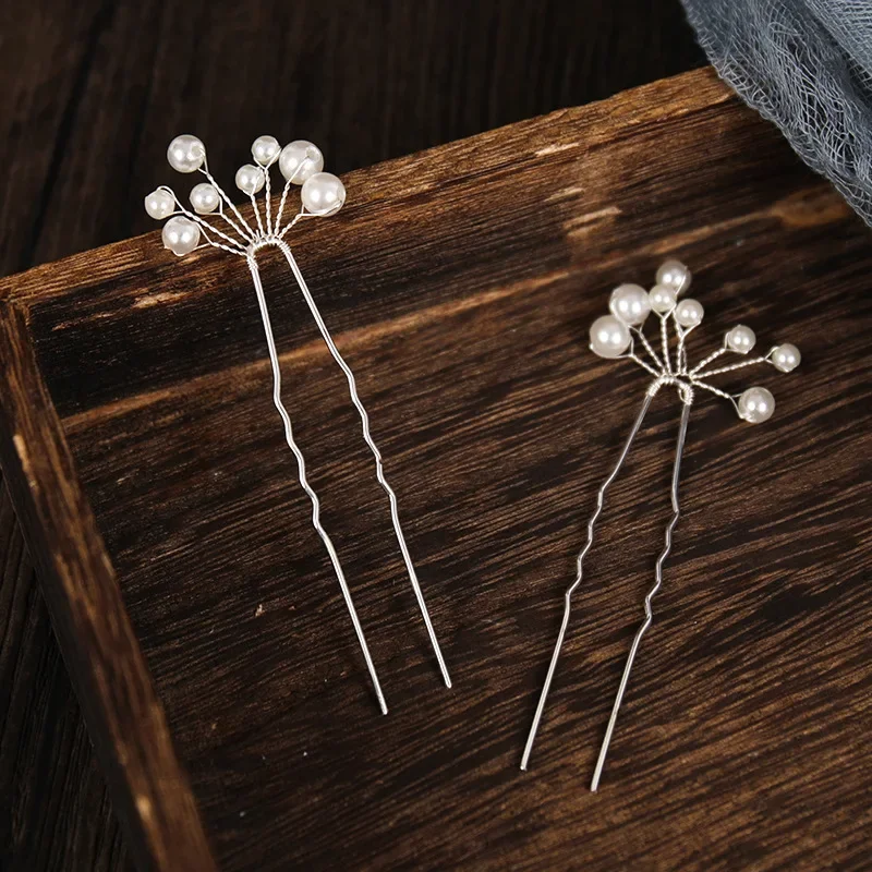 Pearl Bridal Hairpin Hair Clip Wedding Party Bridal Wedding Accessories Jewelry Pin
