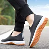Mesh Breathable Shoes for Men Non-slip Wear-resistant Slip on Flat Casual Shoes Fashion Light Sport Walking Shoes 6