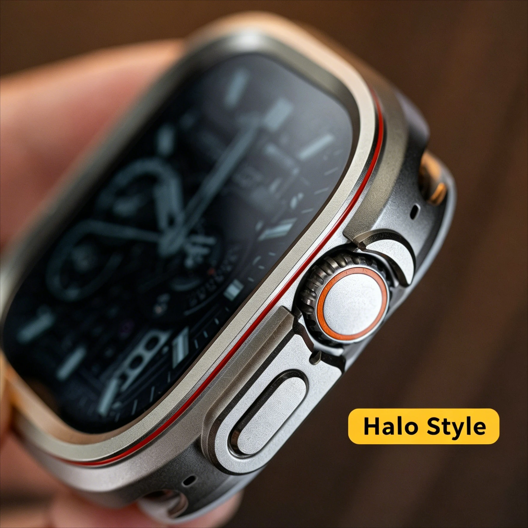 Halo Style Luxury Metal Bumper Protective Case