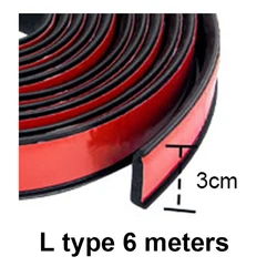Universal Fender Flare Wheel Arch Protector - Decorative & Scratch - Resistant Car Accessory (6 Meters)