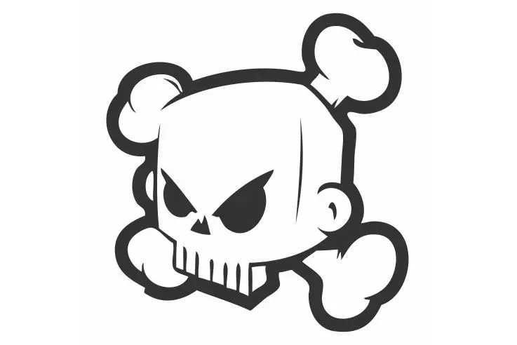 

Лидер продаж, Аватар персонажа из мультфильма злого, Кена, строительная Обложка, царапина для бампера, кузова, внедорожника, PVC15 * 15 см