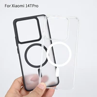 Magnetic Case For Xiaomi 14T Pro Shockproof Magsafe Wireless Charging Clear Phone Cover For Xiaomi 13T Pro Case 1