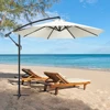 6 Bones Umbrella Replacement Canopy Without Stand 2m Parasol Replaceable Cloth UV Protection Detachable for Outdoor Beach Garden 2