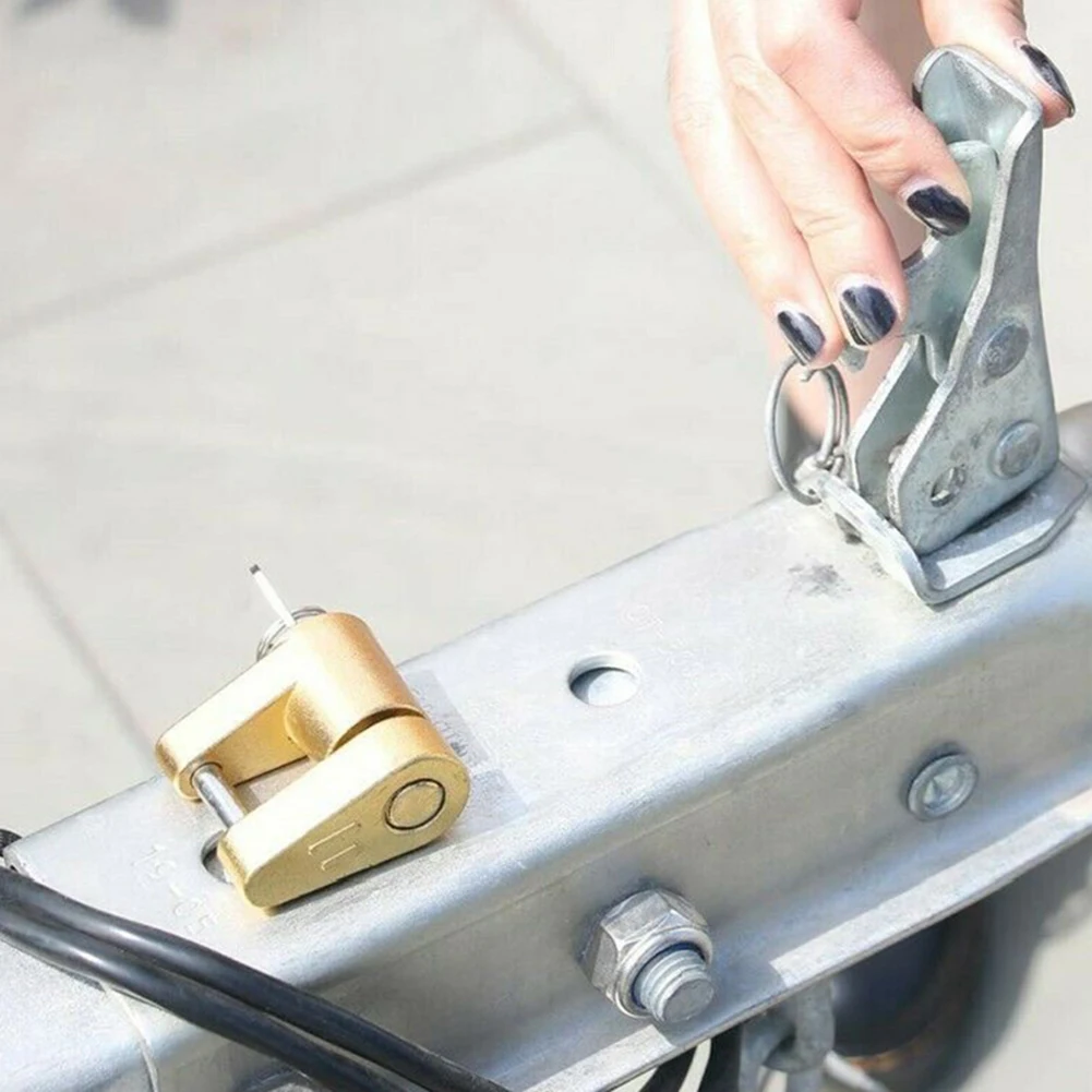 Zinc Alloy Trailer Coupler Lock - 1/4 Inch Hitch Security Lock For Trucks, RVs, Trailers - View #6