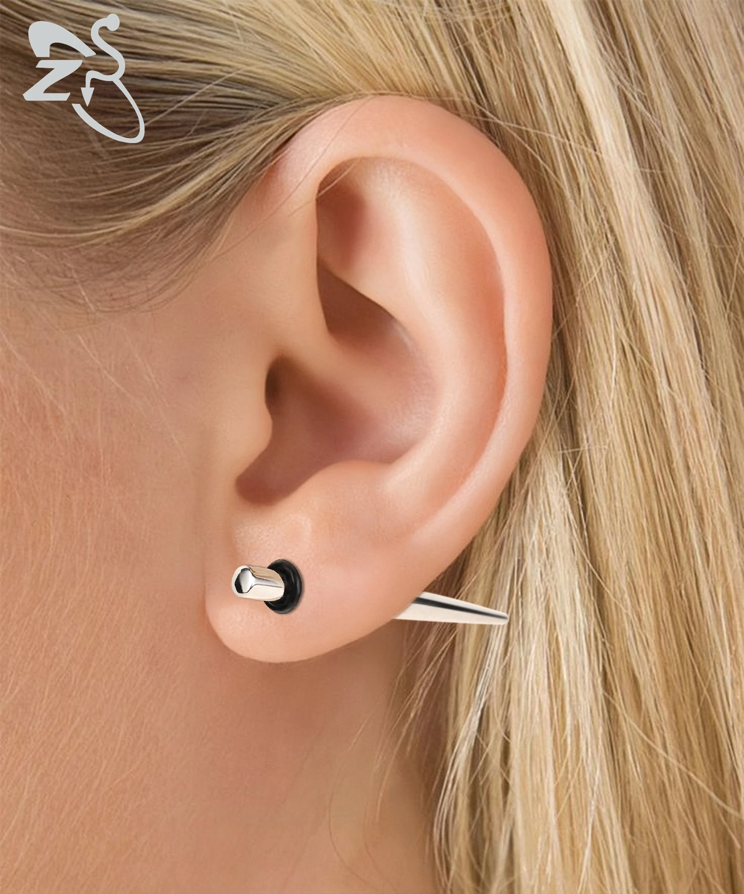 Zs 1 Stück 1,2-6mm Edelstahl Ohr stöpsel und Tunnel kegel Piercing Ohr messer Fleisch Expander Bahre Körper Piercing Schmuck – Detail 3