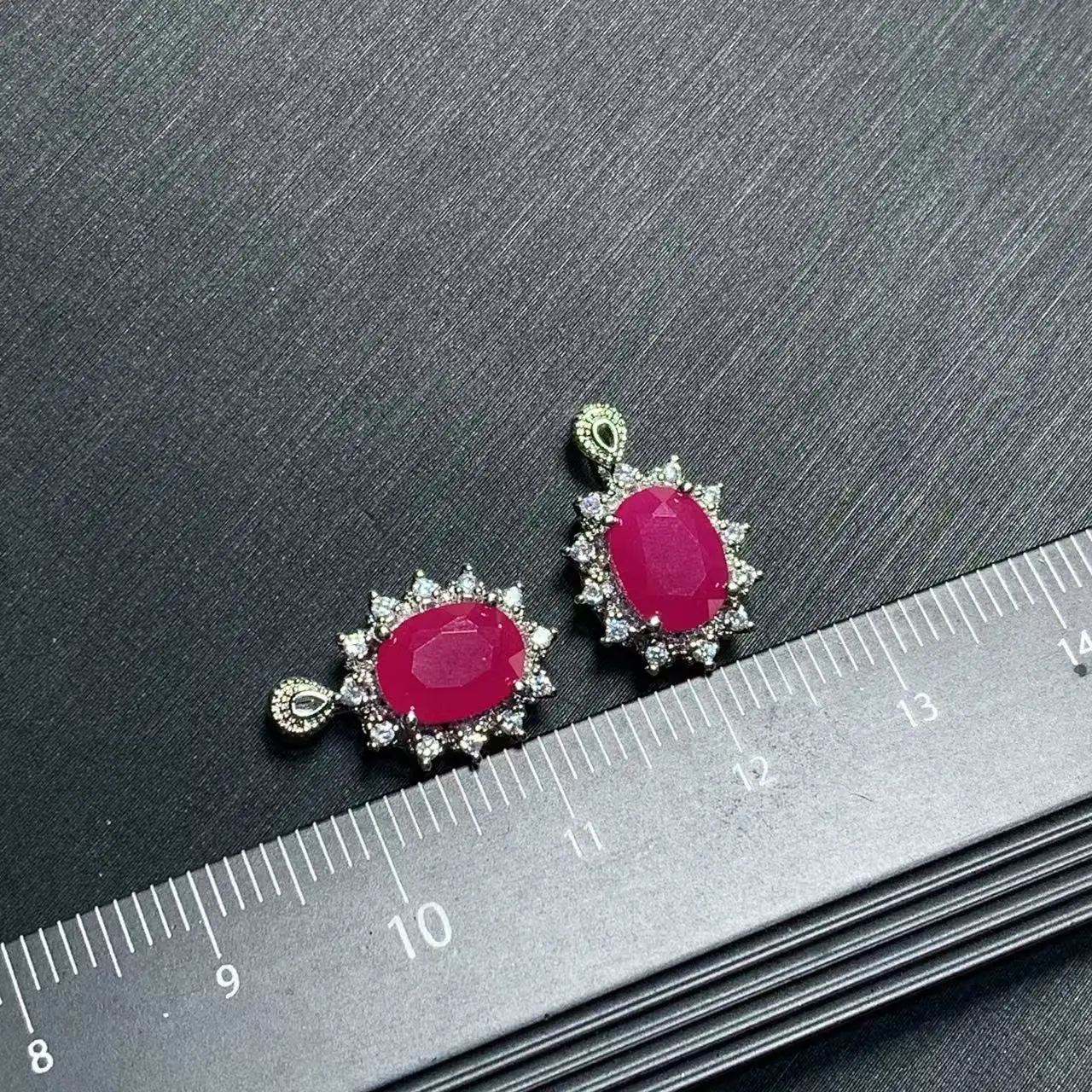 OVAL Natural RUBY Pendant Necklace Fine Jewelry Handmade Stones Wholesale Healing Energy Gift Lucky Jewelry