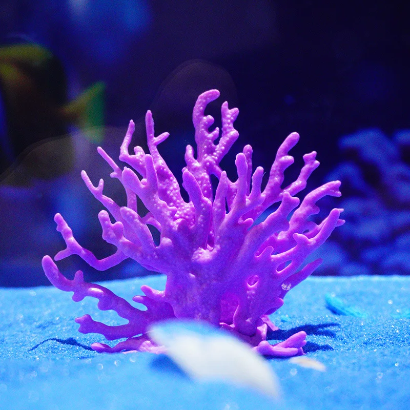 Plastic Coral Aquarium Small Soft Coral Sea Tank Decorations Fish Tank Scenery Plants Aquarium Accessories