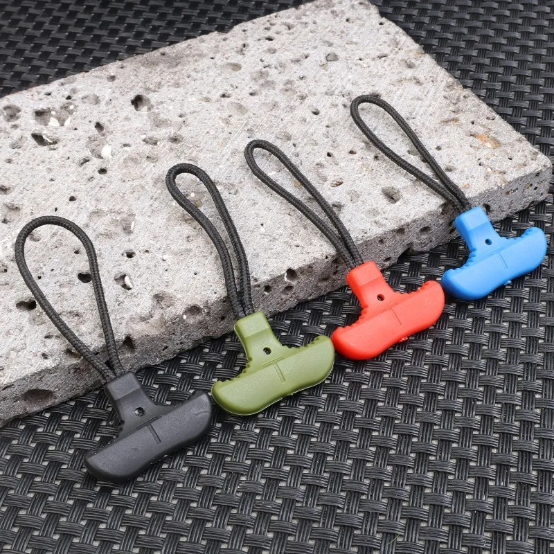 T Shape Zipper Puller 10/1Pcs Colorful Replacement for Clothing Travel Bag Suitcase Backpack Tent Fixer Practical zipper puller