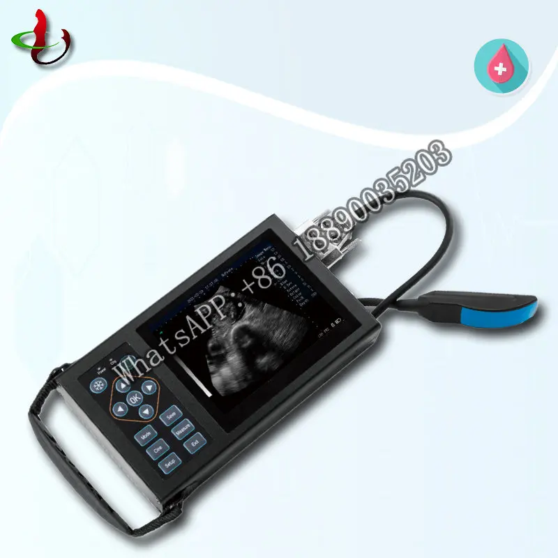 

Pig cow cattle sheep veterinary B ultrasound machine portable animals pregnancy scanner device price