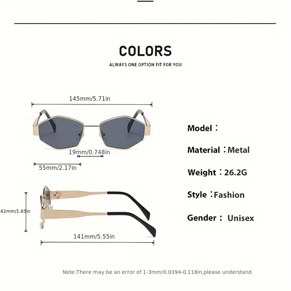 Vintage Punk Style Sunglasses for Men Women