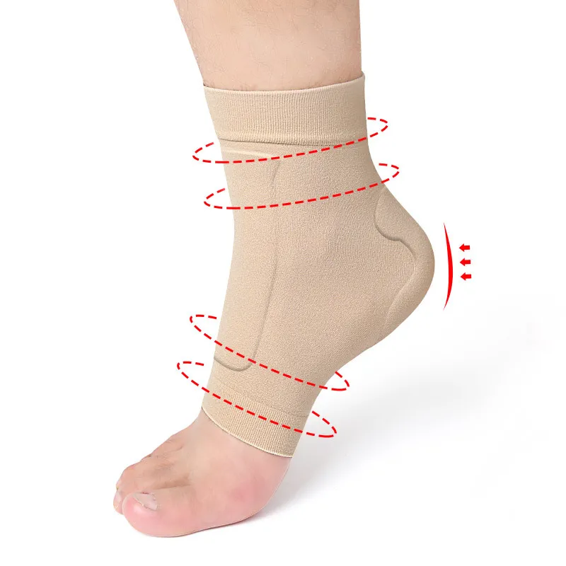 1 Pair Heel Protector Heel Protector Anti Crack Cover Foot SEBS Protective Sports Socks Running Socks