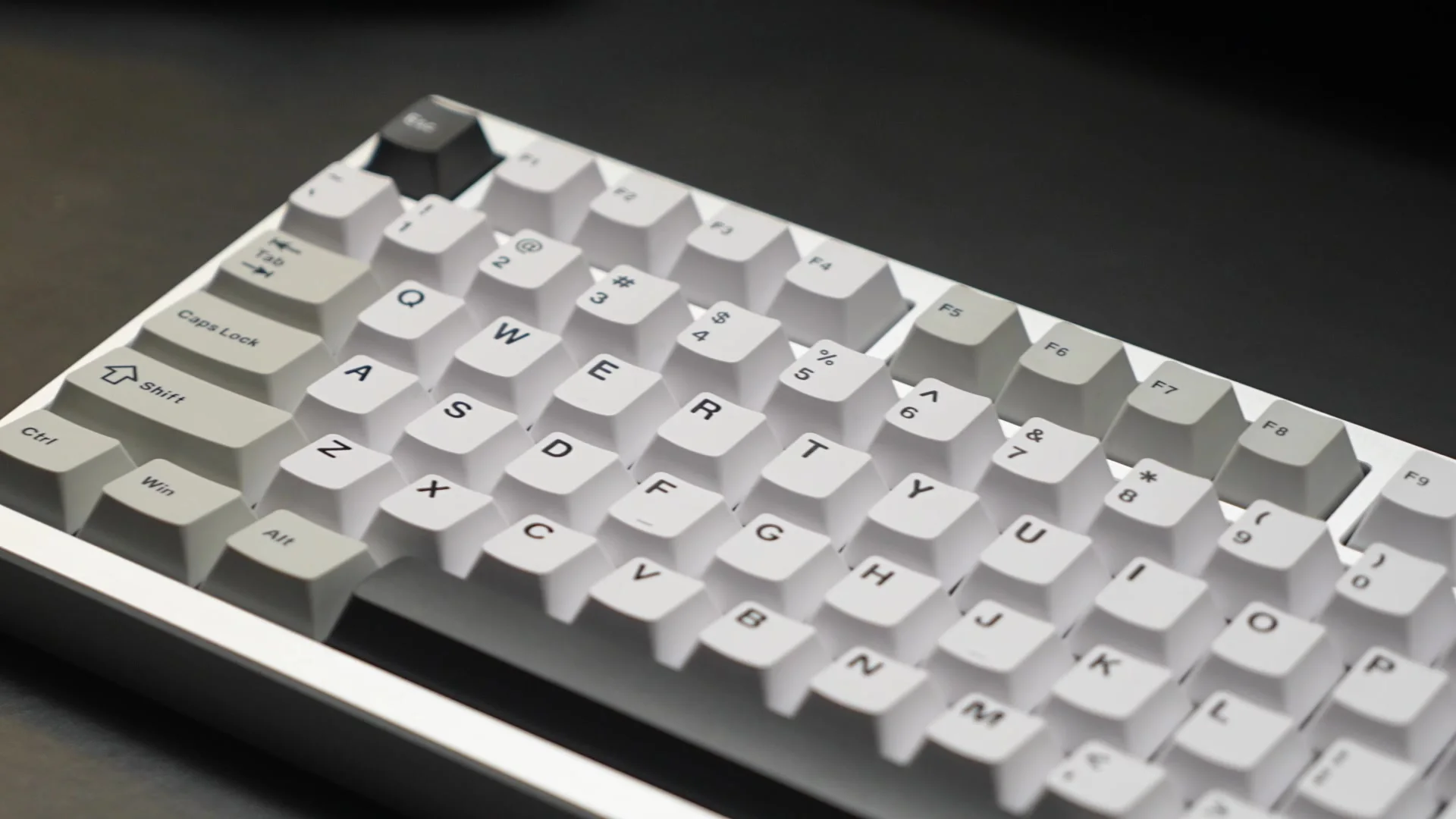 YUNZII-AL80シルバーワイヤレスメカニカルゲーミングキーボード