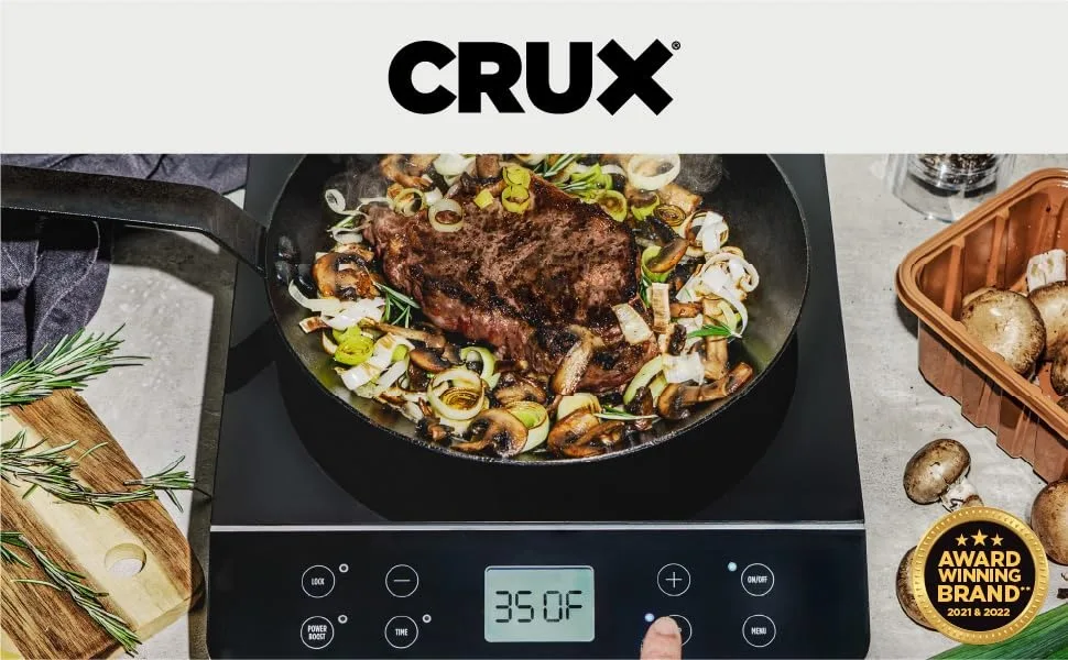 CRUX Portable Induction Burner Black