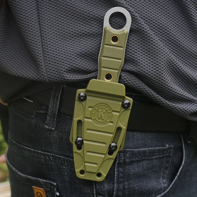 3cr15Mov Stainless Steel EDC Fixed Blade Knife Plastic