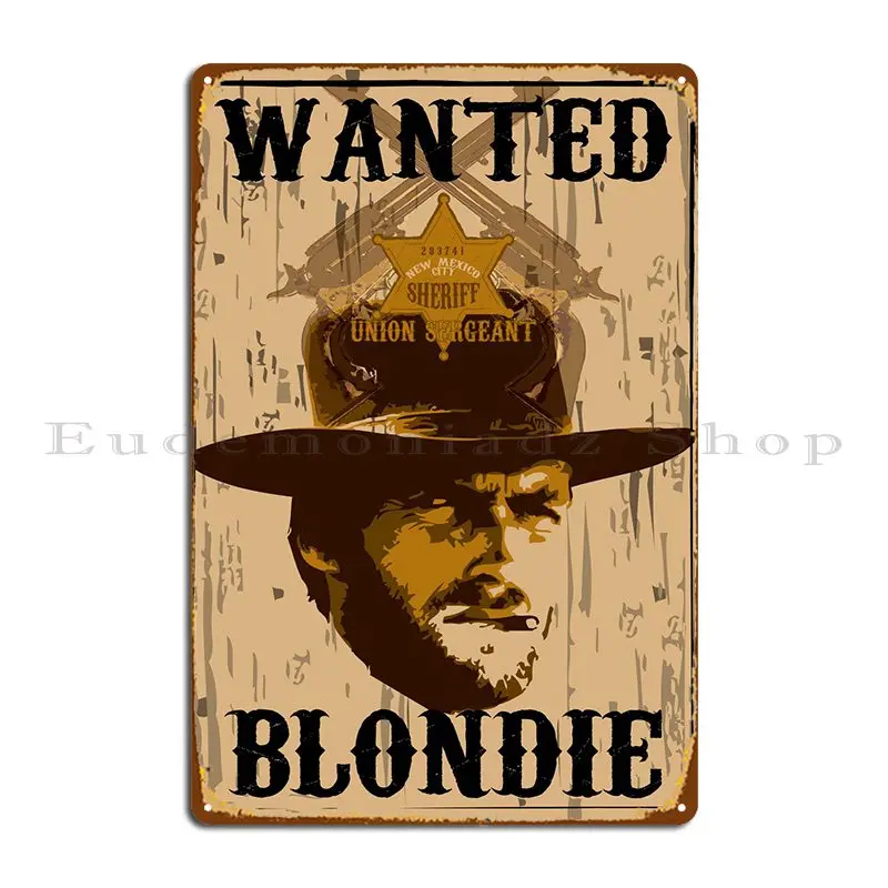 

Blondie Movie Poster Metal Signs Club Wall Mural Wall Cave Vintage Design Tin Sign Poster