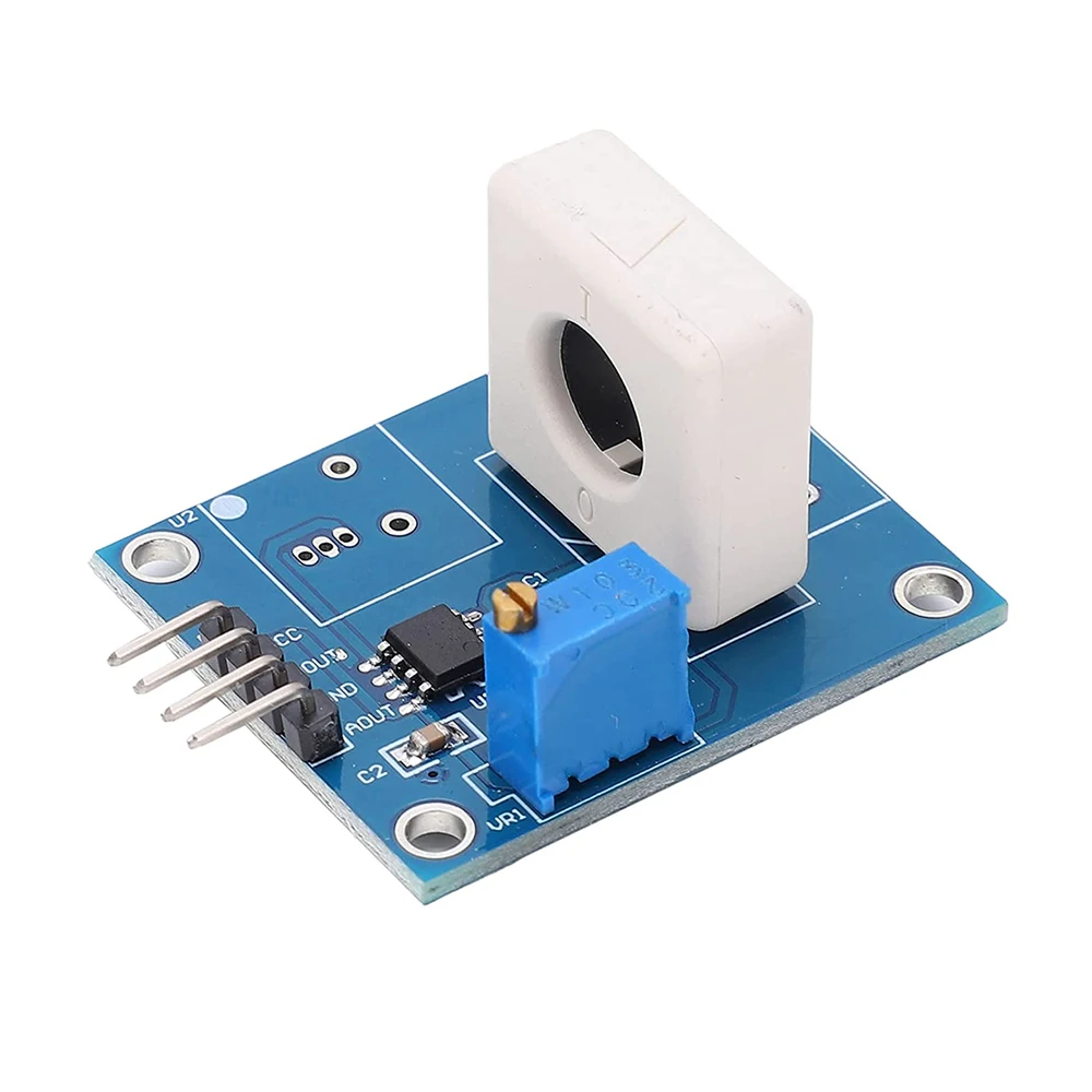 Wcs1800 Hall Current Detection Sensor Module Dc 5v 35a Short Circuit