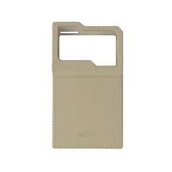 Premium Leather Case for HiFi Music Player with Bluetooth and WiFi Connectivity (Off - white)