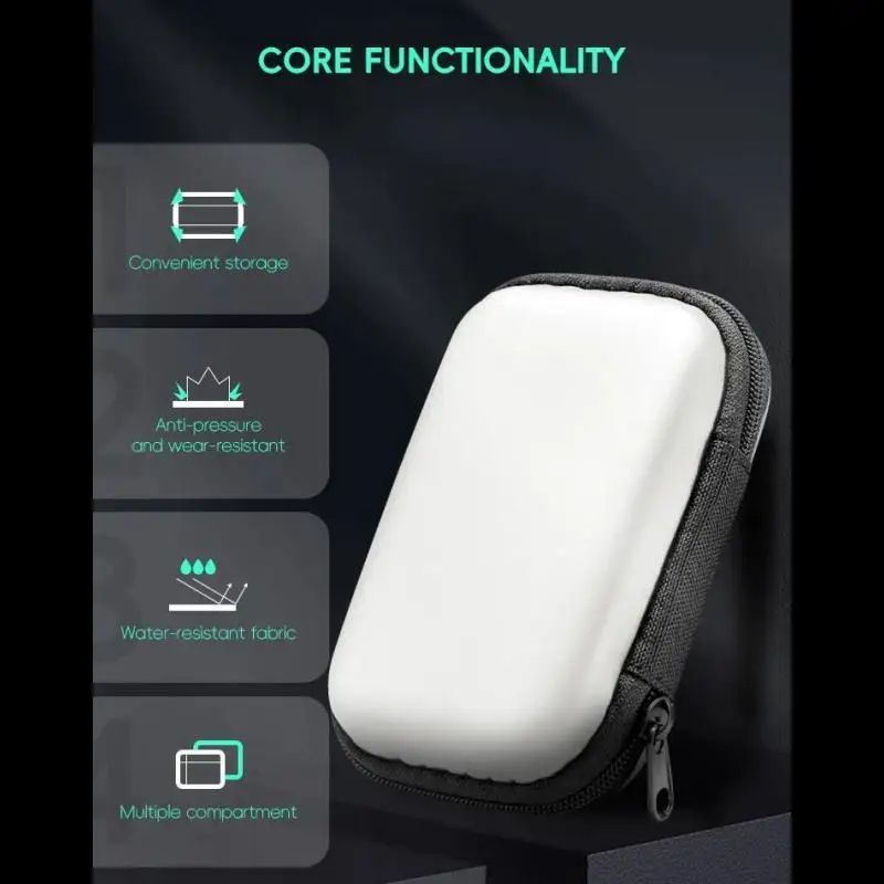 BOYHOM Custodia per R36S, R35S, Anbernic RG35XX Plus, Miyoo Mini Plus, cover in EVA, borsa portatile, accessori per console di gioco. - immagine 3
