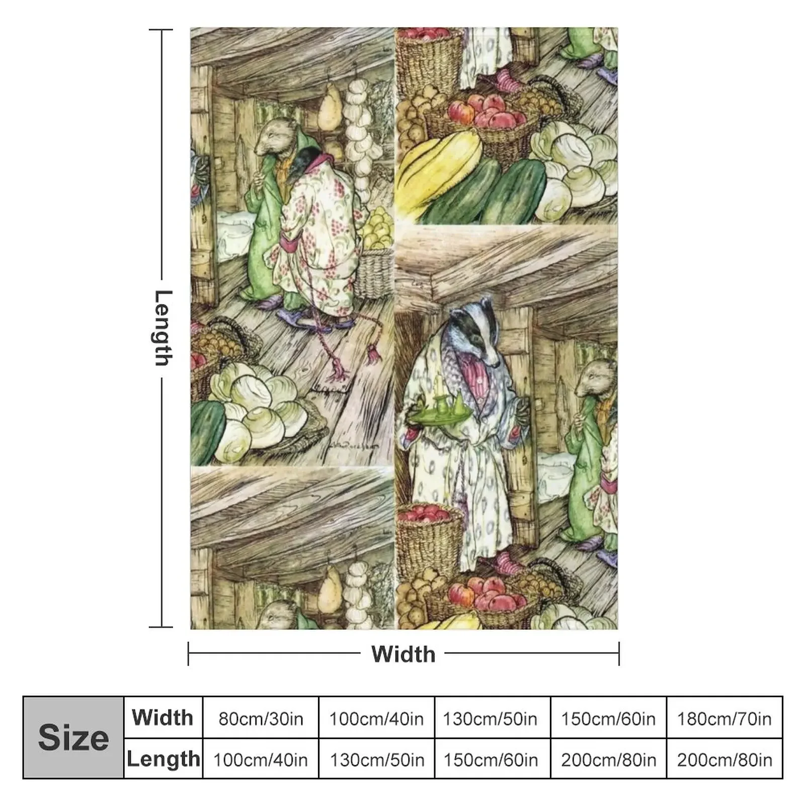 Badgers Winter Store-Arthur Rackham, ���ο� ���ο� ���, ũ�������� ���, �ִϸ��̼� ���� ���