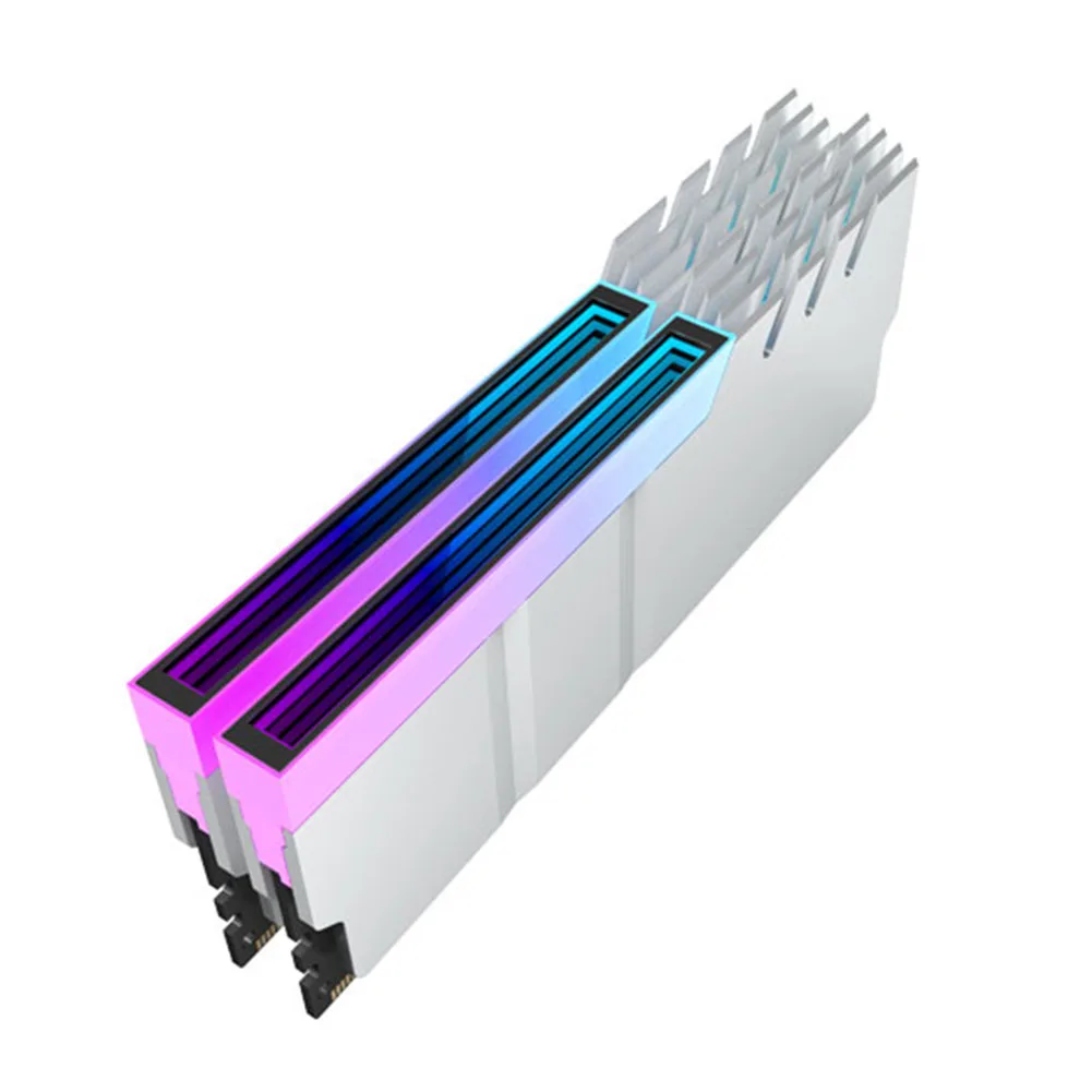 Dissipateur Thermique ARGB Pour RAM DDR3/DDR4/DDR5 - Aluminium - 5V 3-pin - Modèle ICE Blade