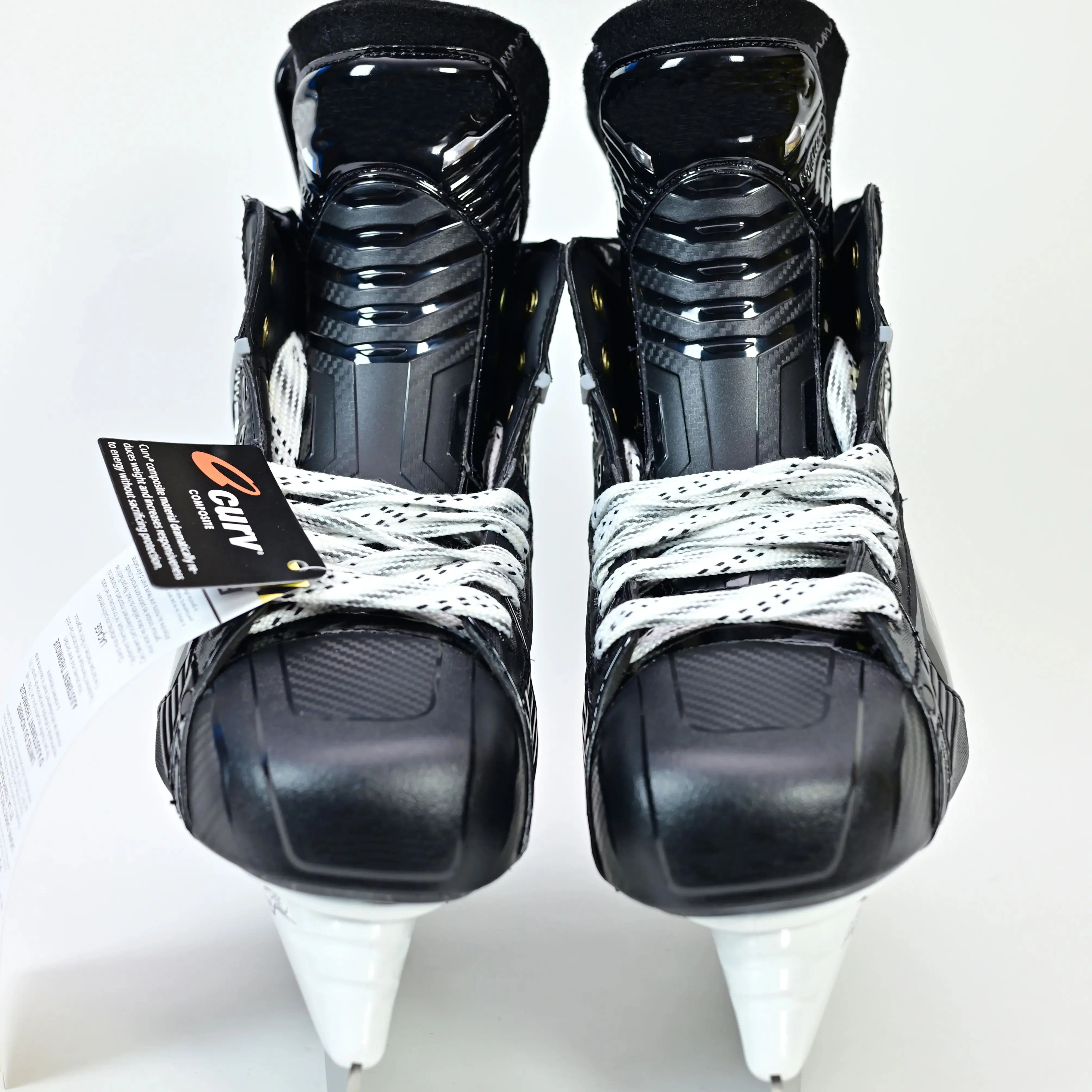 Hockey Skate Heat Molding Thermalform Curv Composite Steel Blade Carbon Fiber Lightweight Customizable Real Ice Performance Fit