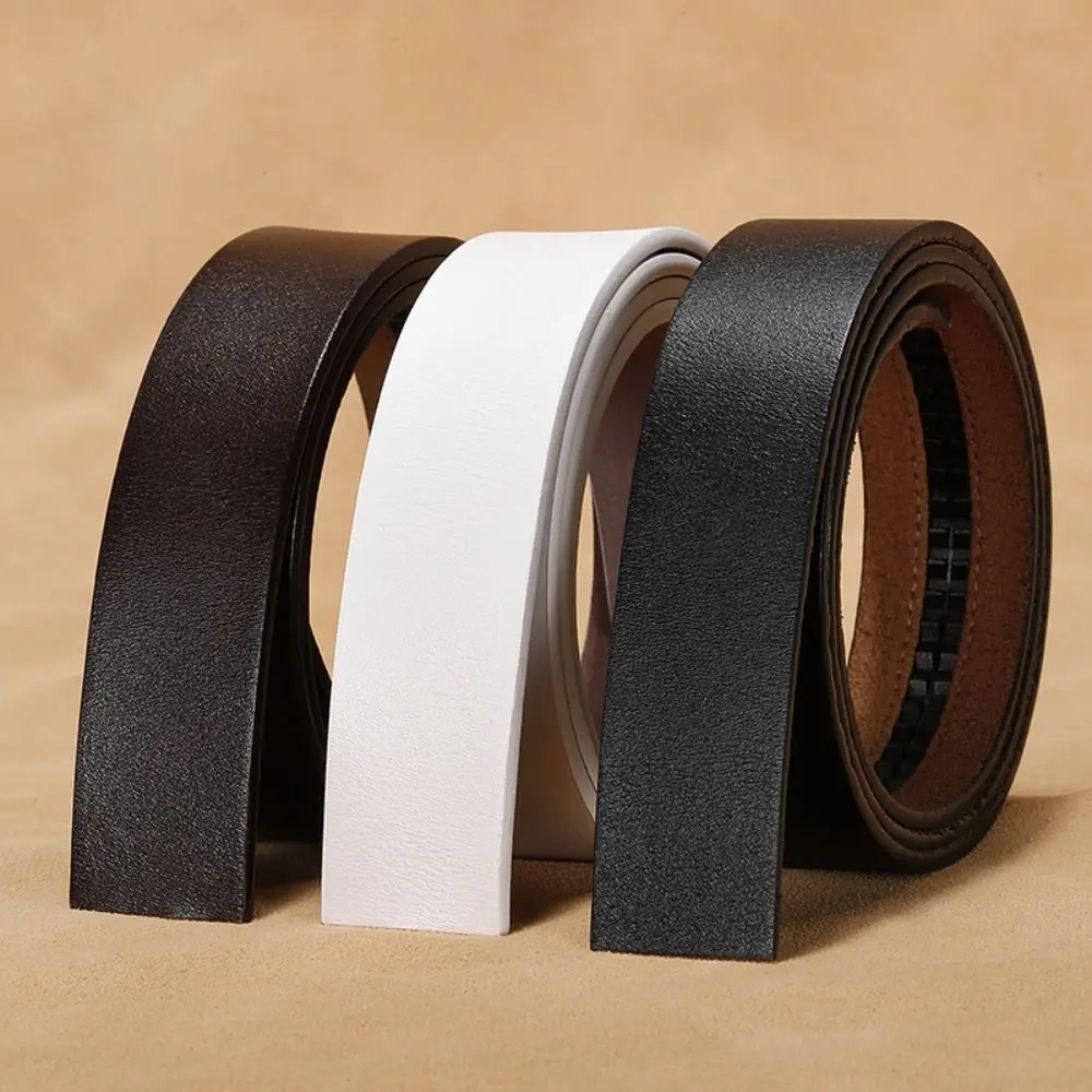 

Durable Craft DIY Replacement Without Buckle Non-porous Girdle Classic Waistband 3.5cm Waistband Genuine Leather Belt